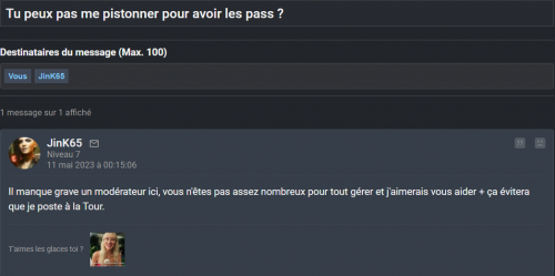 Tentative de me corrompre